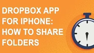 Dropbox app for iPhone: How to share folders