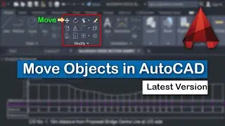 How to move objects in AutoCAD latest version