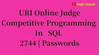 How To Solve URI Online Judge SQL 