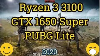 Ryzen 3 3100 + GeForce GTX 1650 Super = PUBG LITE