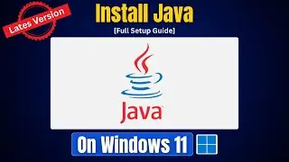 How to Install java on Windows 11 (Latest Version) | Full Guide 2026