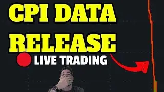 🔴CPI INFLATION DATA | WILL THE STOCK MARKET CRASH? | LIVE TRADING SPY QQQ TSLA