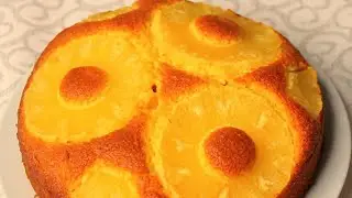 MIXED EVERYTHING AND INTO THE OVEN / LAZY PINEAPPLE PIE AY COOK