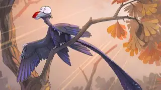 Microraptor: painting in FireAlpaca