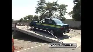 Обучение вождению автомобиля эстакада