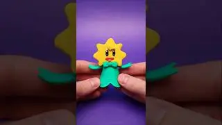Making Stella From Princess Peach Showtime With Clay! #mariobros #mario #clay