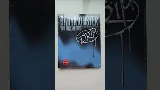 🆕️Unboxing Babymonster newest album 'Drip' 📀💿💽#babymonster #kpop #ahyeon #Asa #rora #rami #ruka