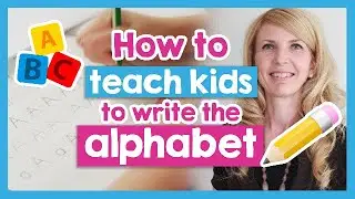 How to Teach Kids to Write the Alphabet | Writing Alphabet Letters | Pre-Writing Activities