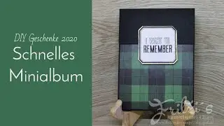 Geschenke mit Fotos 2020: Minialbum mit Umschlag