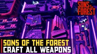 Craft All Weapons | Sons of the Forest (MC CRAFTY Achievement)