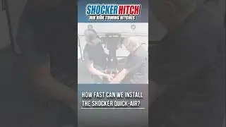 How Fast Can We Install The Shocker Quick Air? It's Easy! - Shocker Hitch #shorts