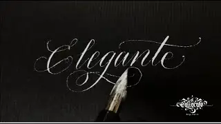 Caligrafía el caligrafo - inglesa copperplate con pluma oblicua