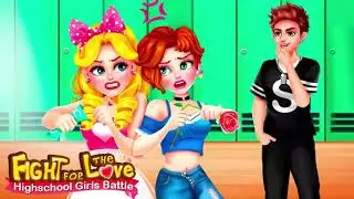High school Girls Battle Fight for Love