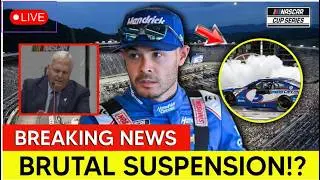 Kyle Larson ‘OUT’ of NASCAR after BRUTAL SUSPENSION from NASCAR?!