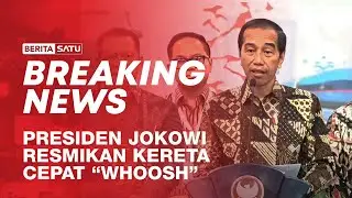 Breaking News | Presiden Jokowi Resmikan Kereta Cepat 