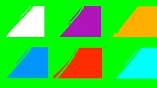 Green Screen Transition Draw White and colors no copyright