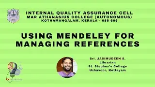 Mendeley for Managing References for Scholarly Writings