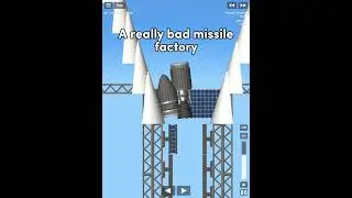 A really bad missile factory I made #shorts #sfs #space