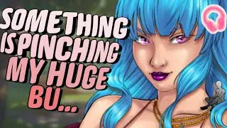 Giantess Sits On You Until You Faint (F4A) (ASMR Tingles Roleplay) (Animated) (+SUBS)