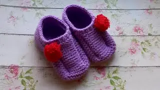 Вязание следков спицами. Авторская работа.