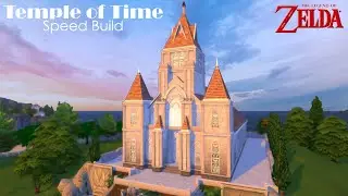 Building the Temple of Time from Legend of Zelda! // Sims 4 Speed Build (No CC)