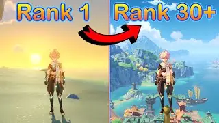 How To INCREASE Your Adventure Rank QUICKLY In Genshin Impact!