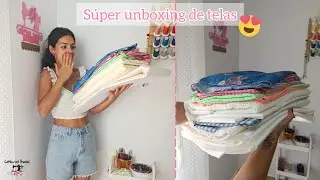 Súper unboxing de telas 😍| Nueva colección 😱