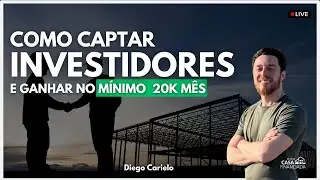 COMO CAPTAR INVESTIDORES E GANHAR NO MÍNIMO 20K POR MÊS DURANTE A CONSTRUÇÃO E VENDA