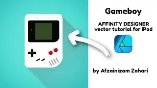 Affinity Designer for iPad vector art Tutorial: Game Boy