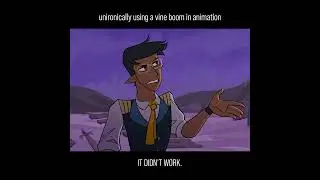 unironic vine boom in animation #shorts