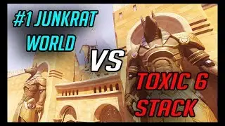 #1 Junkrat WORLD vs TOXIC 6 stack