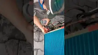 Ac Gas Leak Check ll Ac Condenser Replacement ll How to Replace Ac Condenser