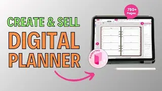 Create a Digital Planner in Less Than an Hour | Save Time & Earn Money #digitalplanner