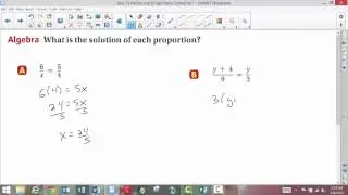 Ratios and Proportions Similiarity