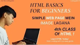 “💻 Add Image to HTML Page 🖼️ | Step by Step Beginner’s Guide 🚀”@codingyatra04