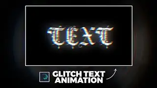 GLITCH TEXT ANIMATION \ - free xml preset | alight motion