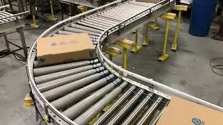 Ultra Controlled Wash Down 24VDC MDR  (motor driven roller) with Curves & Rotation by Multi-Conveyor