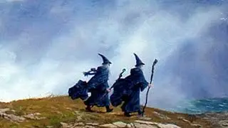 The Hobbit and LOTR movies but only the Blue Wizards references