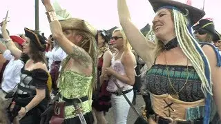 Pirate party! Raise yer glasses-Captain's Beard band