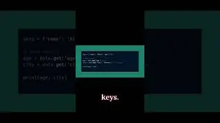 Python Trick: The get() Method for Safe Dictionary Access 🛡️