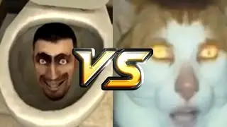 Skibidi toilet And mobday left me broken cat meme??!?!?? 👋🤠😱😱😱😱