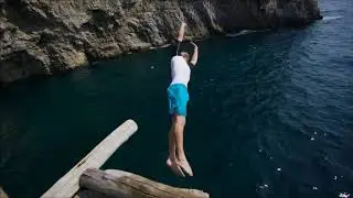 Van Halen - Jump (Full HD) (Original Song) (Breathtaking Cliff Jumping Video)