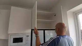 Белоснежная кухня без ручек!