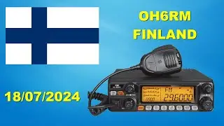 OH6RM Touko in Finland heard on the CRT SS8900 #cbradio #hamradio