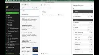 Access all the keyboard shortcuts on Evernote for desktop