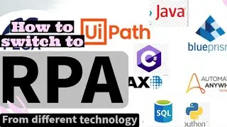 how to switch to RPA from different technology #jobswitch #technology #career #rpa #automation #jobs