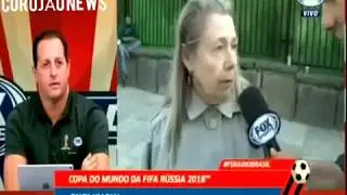 Московская пенсионерка рассмешила всю Бразилию, трудности перевода на ЧМ 2018