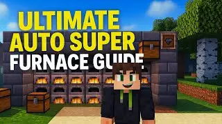 Ultimate Auto Super Furnace Guide in Minecraft 🔥 (Easy & Efficient!)