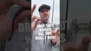 Drop shot fishing weight tip! 
