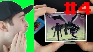 ESCE L'ENDERDRAGO !!! ALTRE 3 BUSTINE DI MINECRAFT ADVENTURE TRADING CARDS